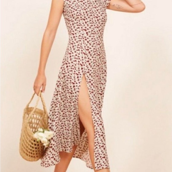 Reformation Gavin Dress in Marion - Size 0 - Picture 4 of 6